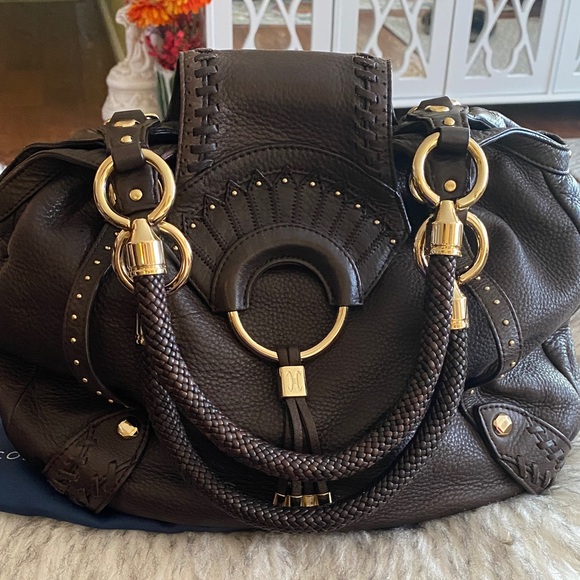 Cole Haan Handbags - COLE HAAN Collection C06 Gorgeous Brown Leather Handbag, braided strap